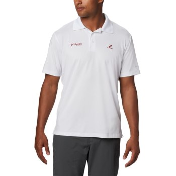 Columbia Collegiate Skiff Cast - Alabama, Polo Blancos Para Hombre | 605841-XKM